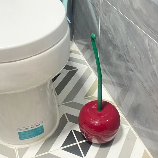 1 Set Novelty Cherry Toilet Brush, Creative Toilet Brush, Toilet Brushes And Holders