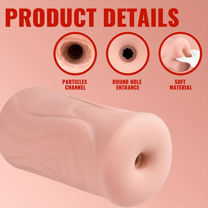 1 Pc Of Electric Male Masturbator Sex Toy Design Portable Winter Melon Shape Reusable Super Soft Tight Vagina Simulation Easy To Clean With 3 Speeds And 4 Frequencies Magnetic Charging Adult Products