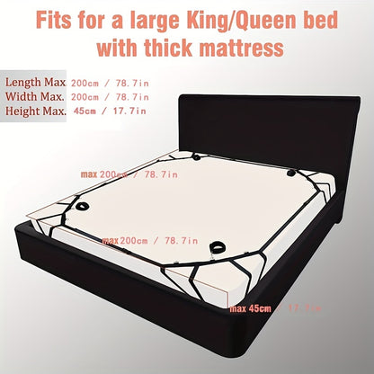 1 Set Bed Bondage BDSM Adult Fun Strap Upgrade Reinforcement Bed Spider Web Strap Binding And Binding Upgrade SM Binding And Binding Adult Sex Toys