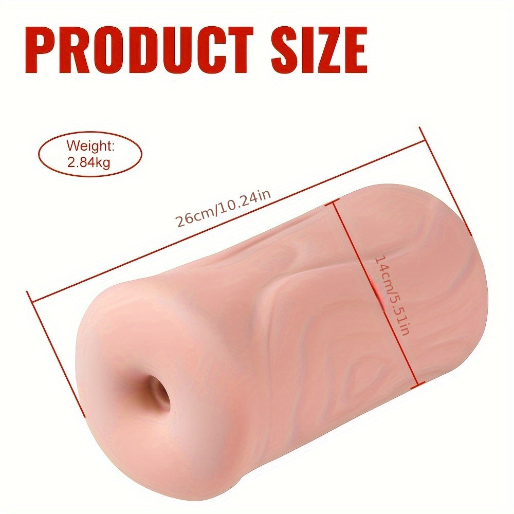 1 Pc Of Electric Male Masturbator Sex Toy Design Portable Winter Melon Shape Reusable Super Soft Tight Vagina Simulation Easy To Clean With 3 Speeds And 4 Frequencies Magnetic Charging Adult Products