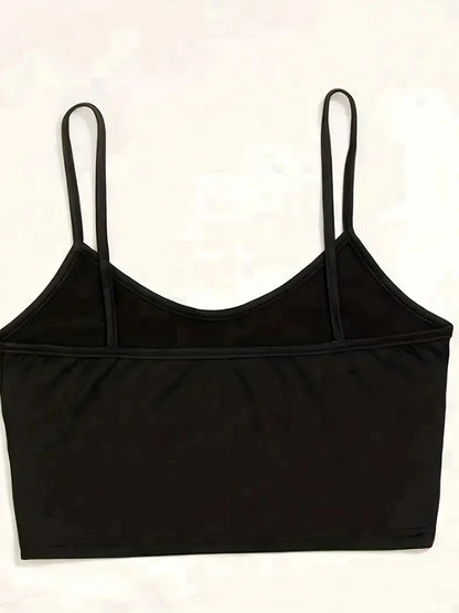 Gothic Skeleton Skeleton Print Crop Top Summer Women's Sexy Elastic Camis Female Strap Top Backless Vest Halloween Black Top