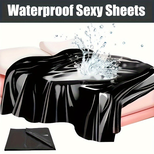 1 Sheet BDSM Waterproof Adult Sex Bed Sheets, Mess-Proof Play Sheet For Adults, Versatile Waterproof Bed Mattress Cover For Couple Messy Play And Bed Protection