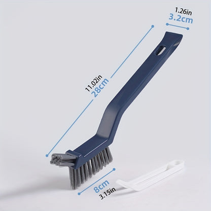 1 or 2 Bathroom Cleaning Brushes Gap Brush Two-in-one Small Clip Hair Window Cleaning Brush Kitchen Multifunctional Gap Brush